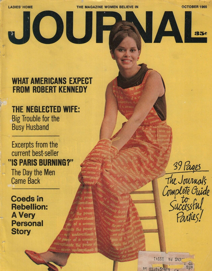 Ladies' Home Journal October 1965 Robert Kennedy JFK 093019AME2