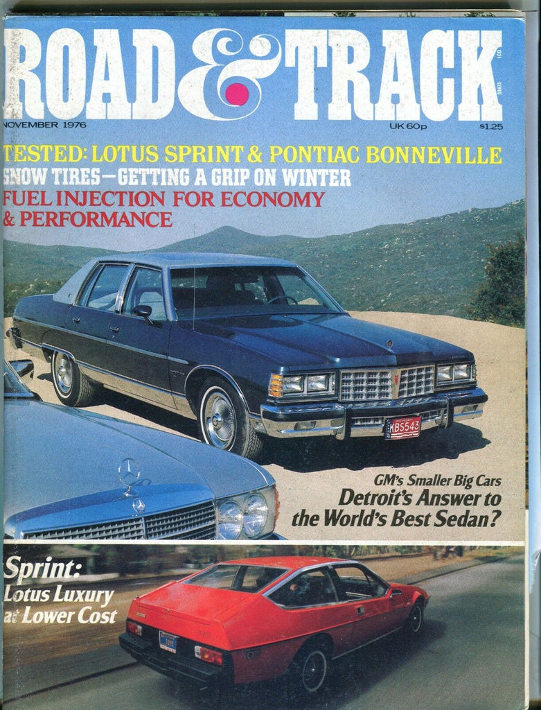 Road & Track Magazine November 1976 Sprint Lotus VG No ML 032017nonjhe