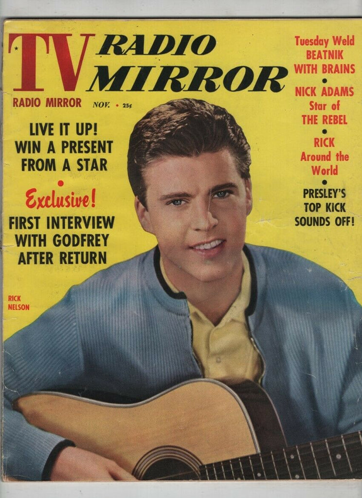 TV Radio Mirror Rick Nelson Elvis Presley Nick Adams November 1959 070320nonr