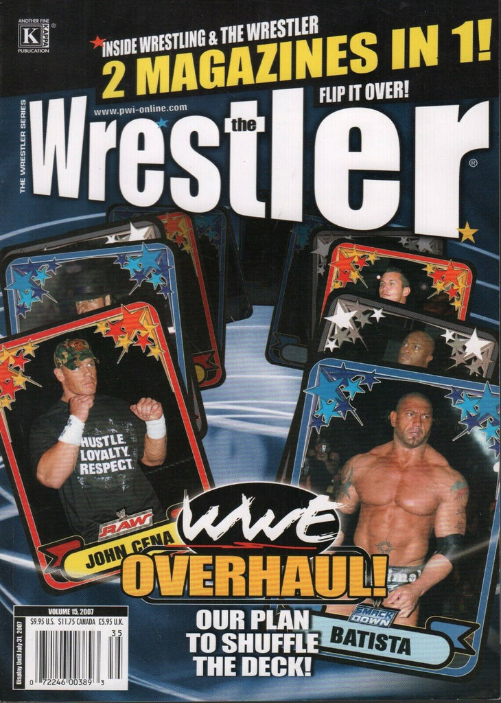 The Wrestler Inside Wrestling Vol.15 2007 John Cena Batista AJ Styles 032619DBE