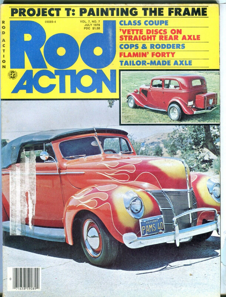 Rod Action Magazine July 1978 Project T EX w/ML 031017nonjhe