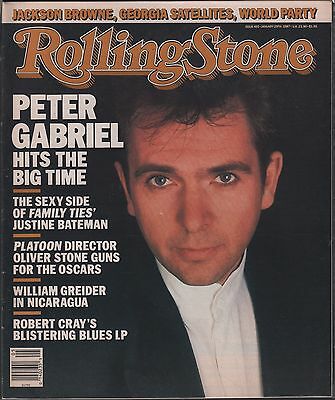 Rolling Stone January 29 1987 Peter Gabriel EX 121815DBE