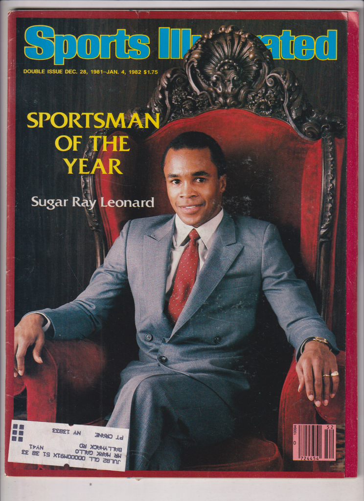 Sports Illustrated Mag Sugar Ray Leonard December/January 4, 1982 011120nonr