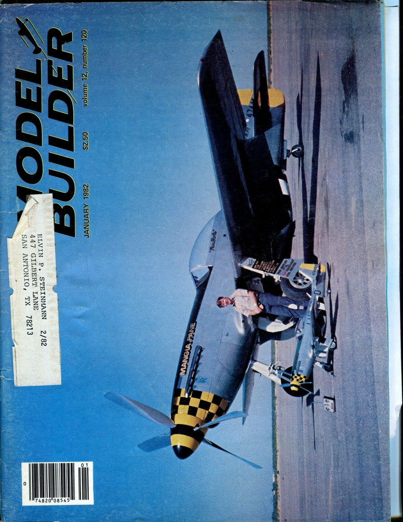 Model Builder Magazine January 1982 Mangia Pane VG w/ML 041417nonjhe