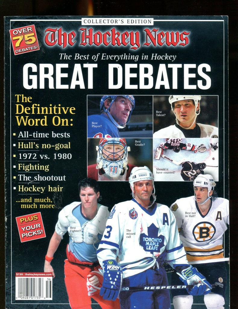 The Hockey News Magazine Great Debates Wayne Gretzky EX No ML 012717jhe