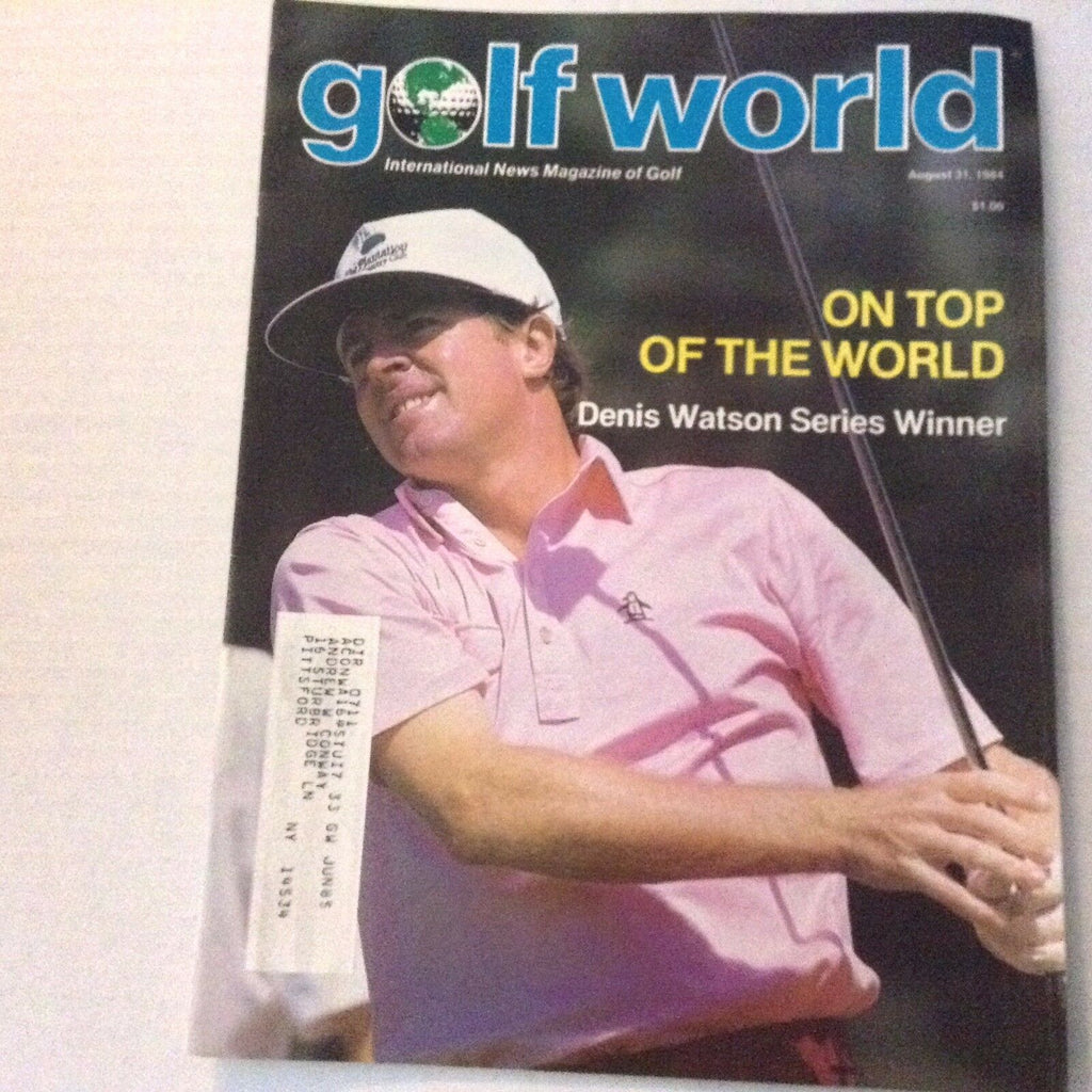 Golf World Magazine Denis Watson Series Winner August 31, 1984 062817nonrh