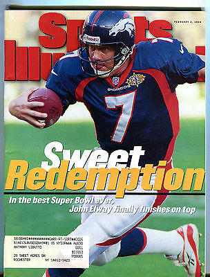 Sports Illustrated Magazine February 2 1998 John Elway Broncos EX 022516jhe