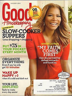 Good House Keeping January 2014 Queen Latifah w/ML VG 032216DBE