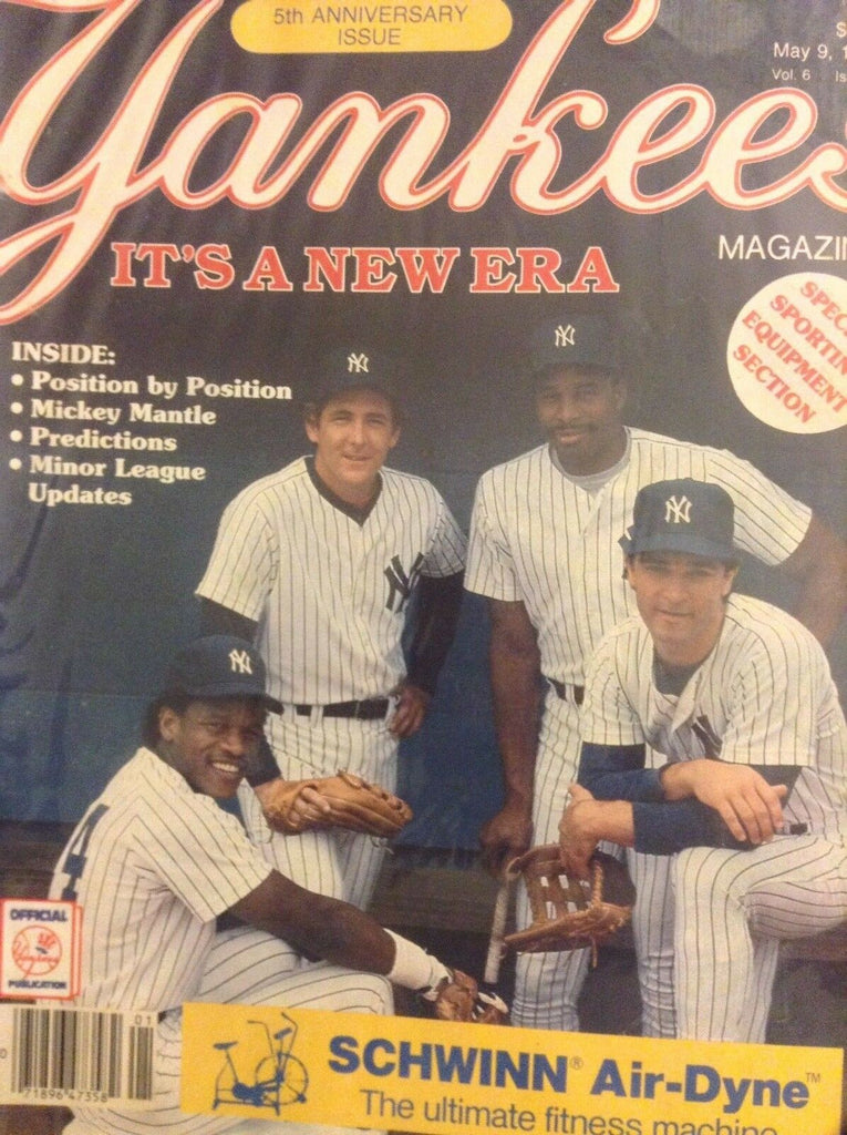 Yankees Magazine Mickey Mantle & Sports Equipment May 9, 1985 021418nonrh