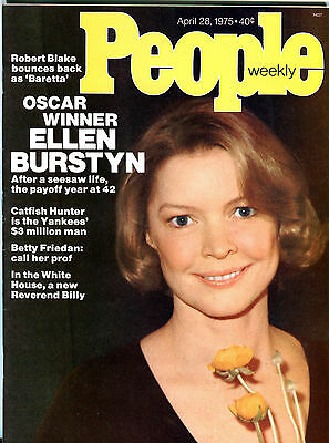 People Magazine April 28 1975 Ellen Burstyn Robert Blake EX 012116jhe