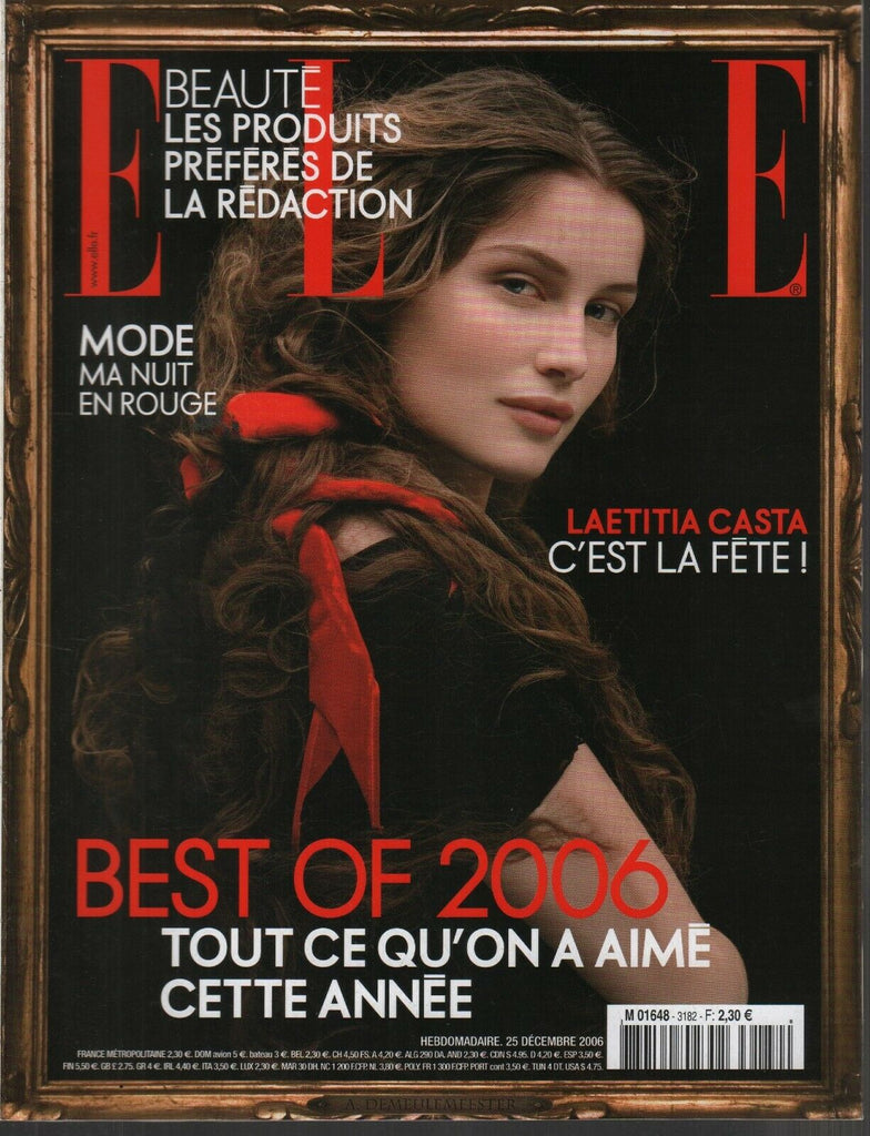 Elle French Fashion Magazine 25 Decembre 2006 Laetita Casta 091819AME2
