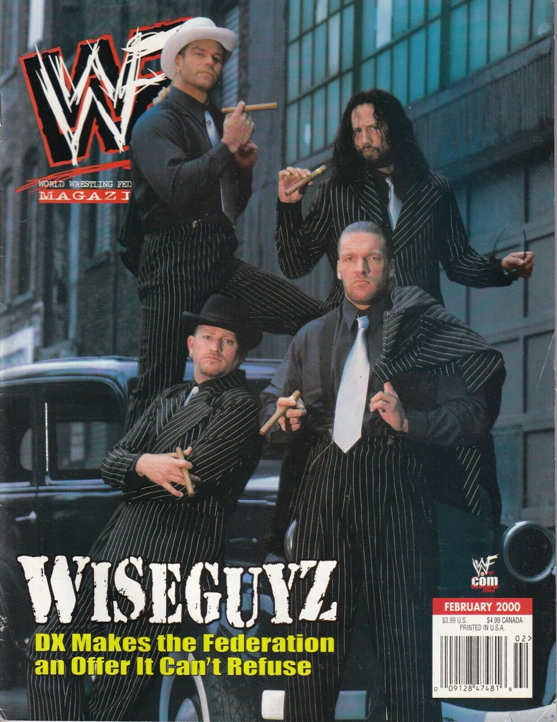 WWF Magazine Wiseguyz Triple H February 2000 022619nonr