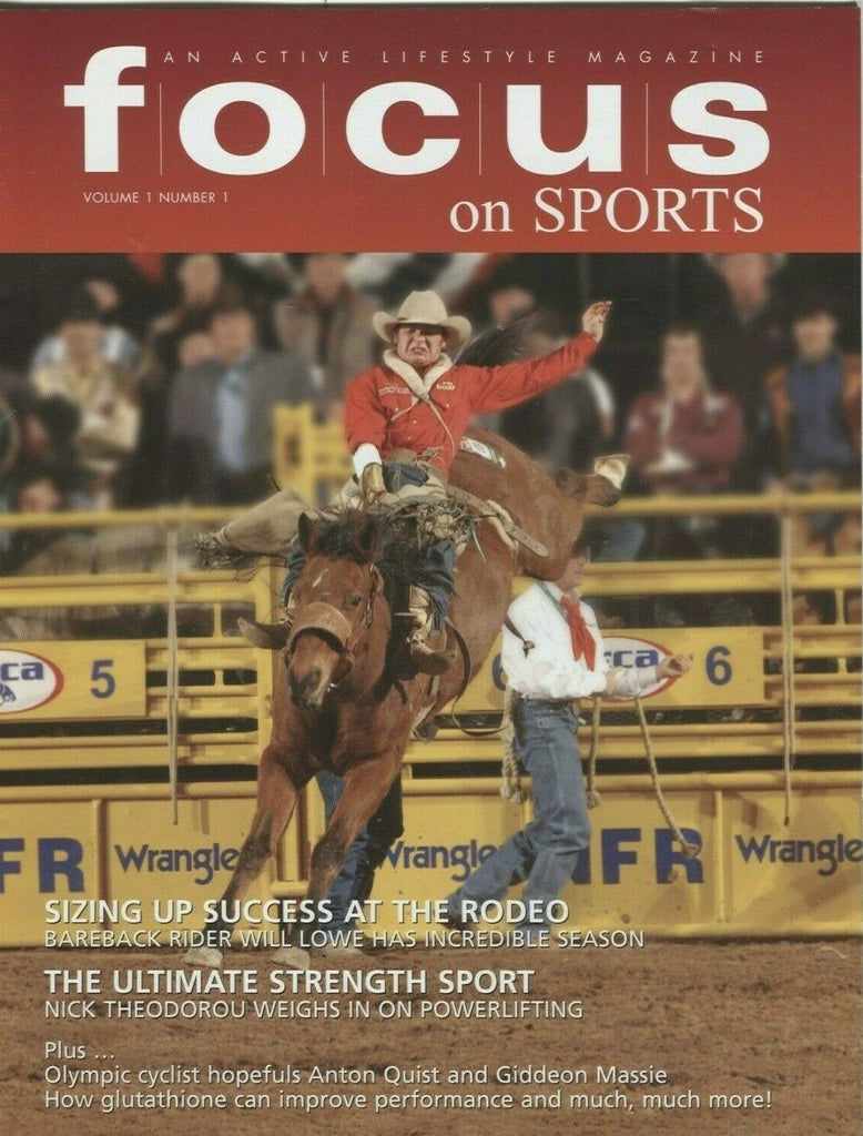 Focus on Sports Vol.1 No.1 Premier Issue Anton Quist Giddeon Massie 021220DBE