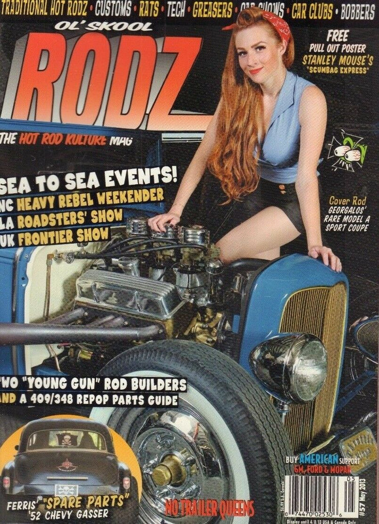 Ol' Skool Rodz Magazine Georgalos' Model A Sport Coupe May 2013 011818nonr