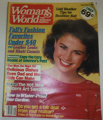 Woman's World Magazine Delicious Dishes & Fall Fashion November 1984 020615R
