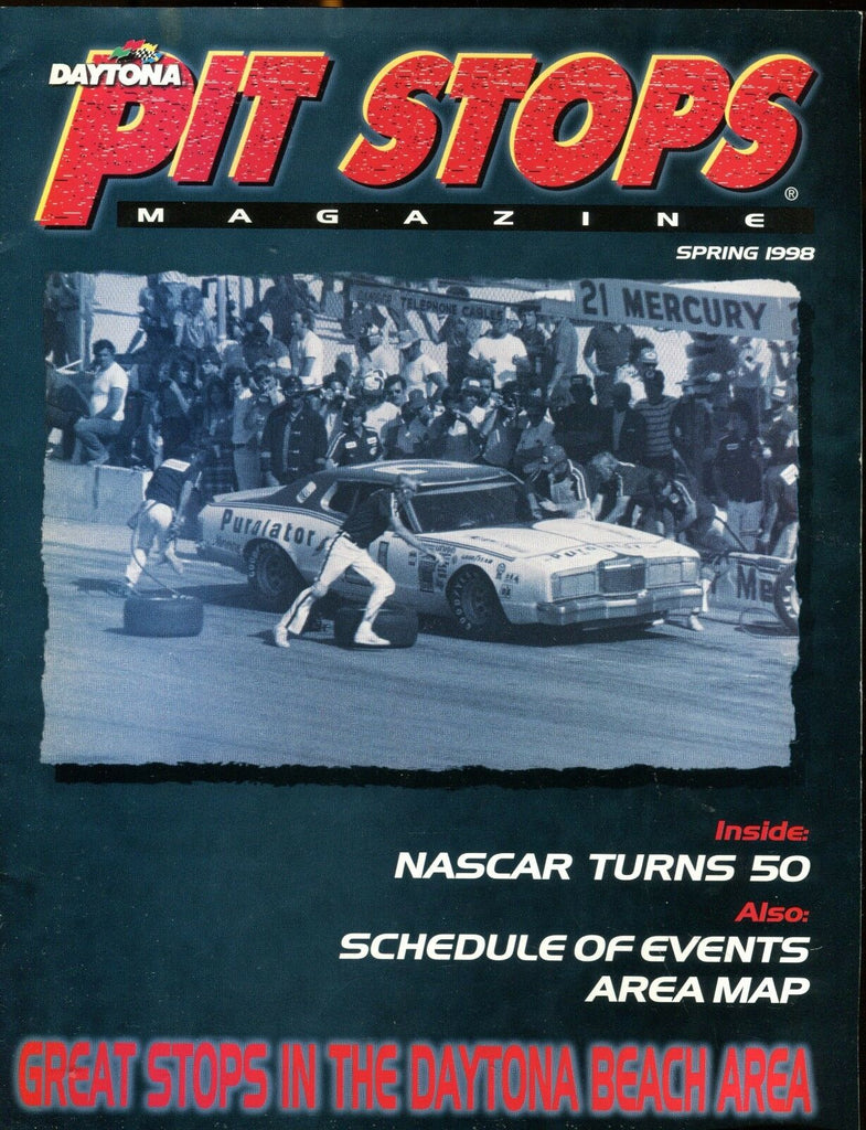Daytona Pit Stops Magazine Spring 1998 EX 020817jhe
