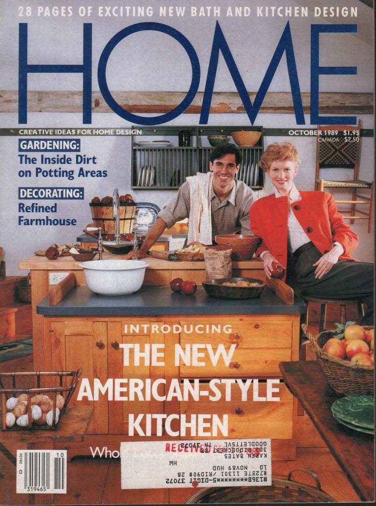 Home Magazine October 1989 Jon Jensen American Style Kitchen w/ML 090318DBE2