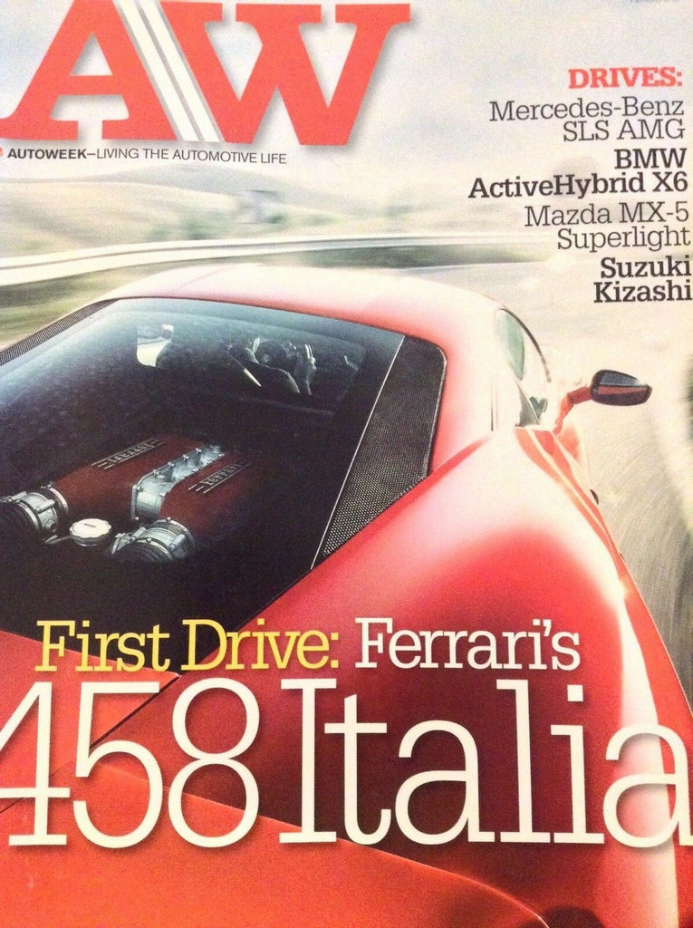 Autoweek Magazine 458 Italia November 30, 2009 011019nonrh
