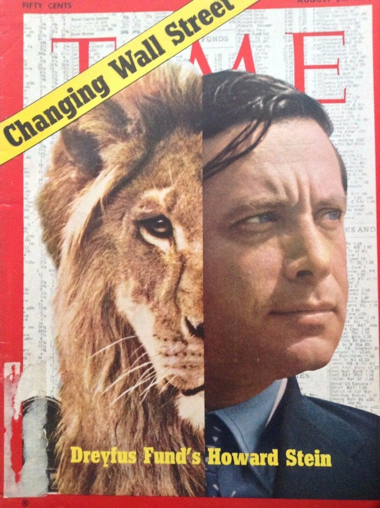 Time Magazine Dreyfus Fund's Howard Stein August 24, 1970 101217nonrh3