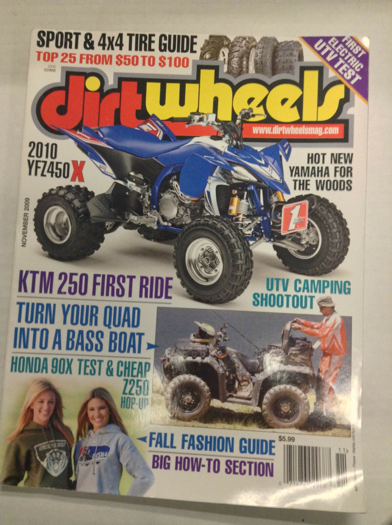Dirt Wheels Magazine 2010 YFZ450X KTM250 First Ride November 2009 032617nonR