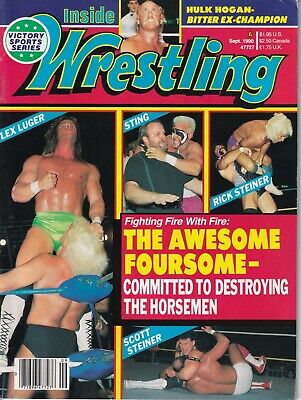 Inside Wrestling Sting Lex Luger Rick Steiner September 1990 022719nonr