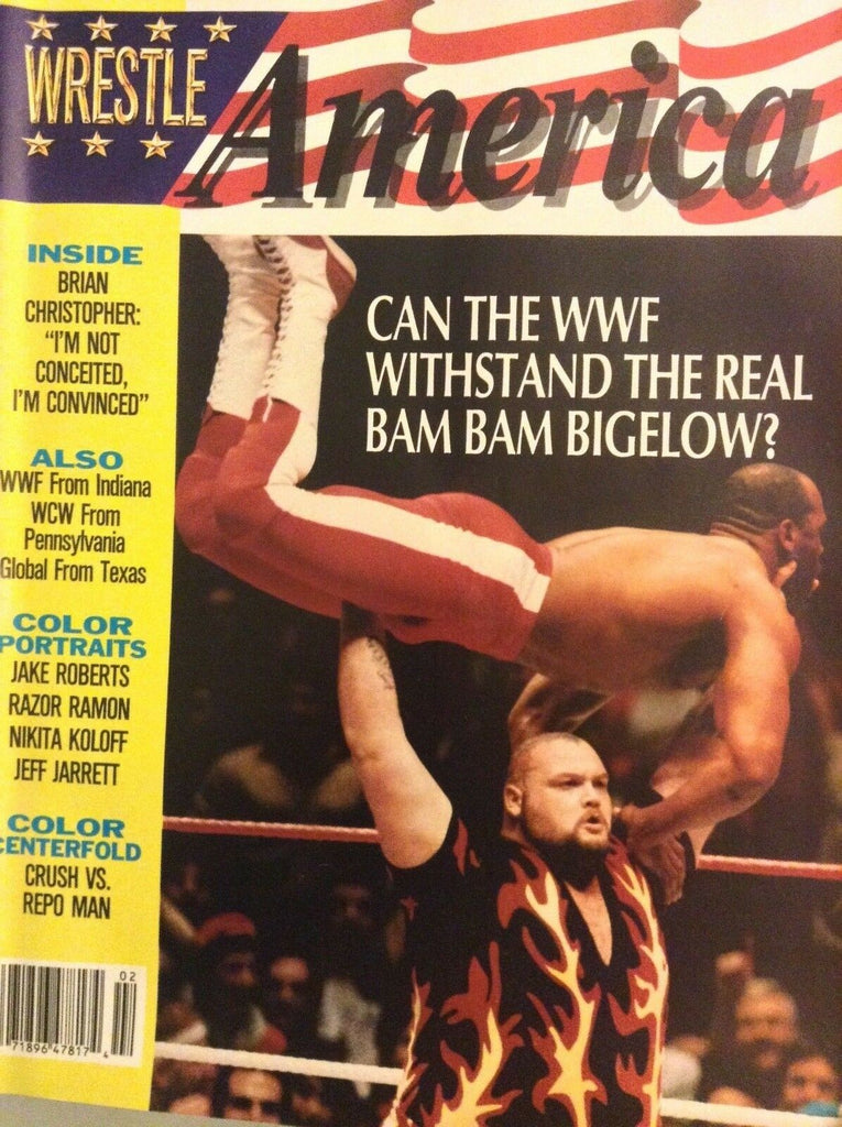 Wrestle America Magazine Bam Bam Bigelow February 1983 041818nonrh