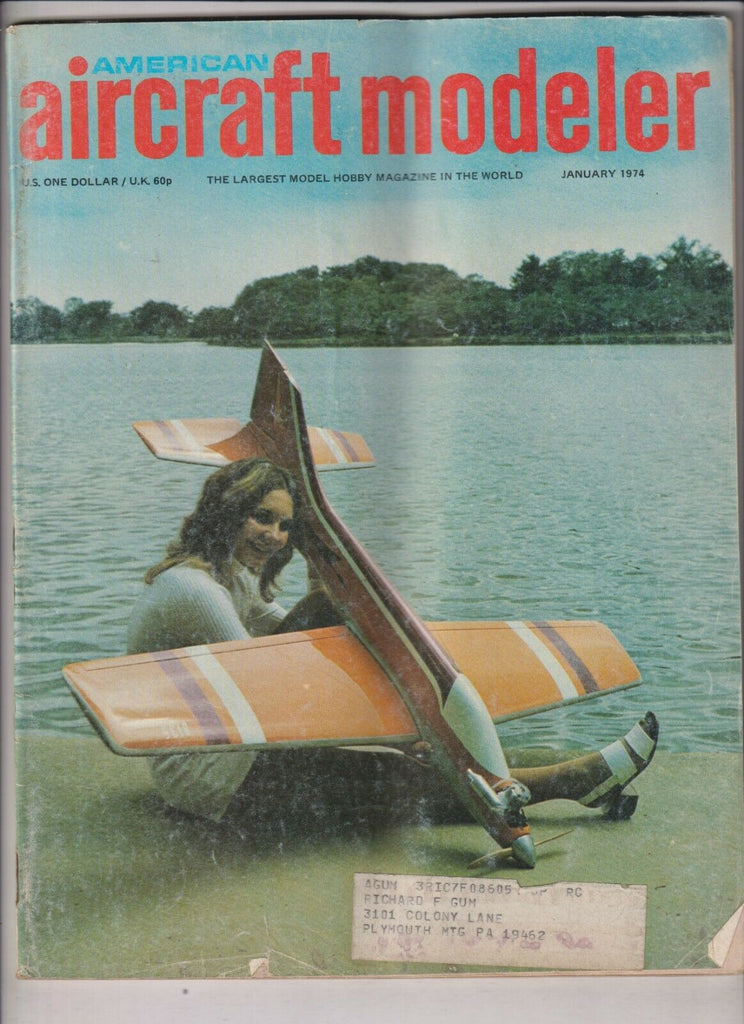Aircraft Modeler Mag Debbie Stouffer & Bob Violett's RC January 1974 040420nonrh