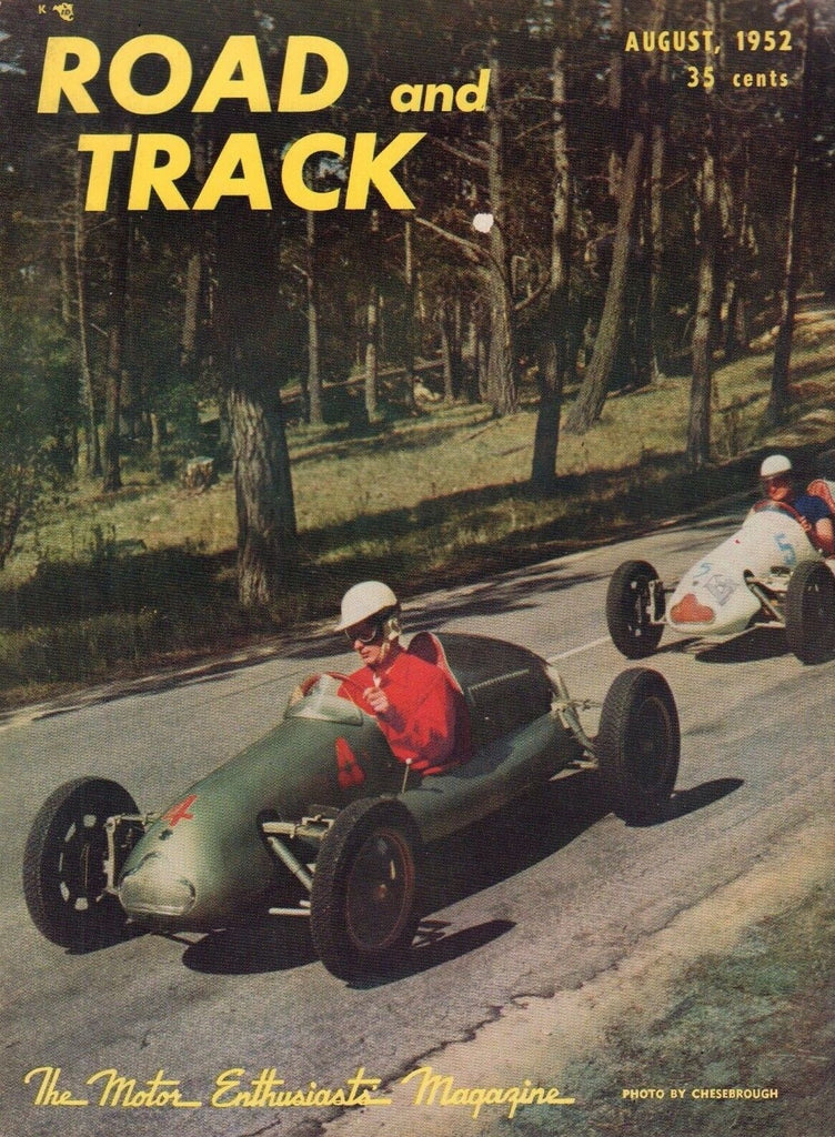 Road & Track August 1952 Rover 75, Hatch 500 cc 052417nonDBE