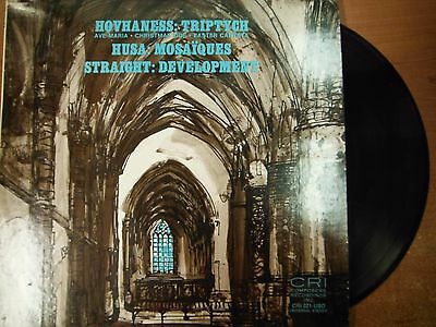 33 RPM Vinyl Alan Hovhaness Triptych Composers Recordings CRI221 Stereo 032415SM