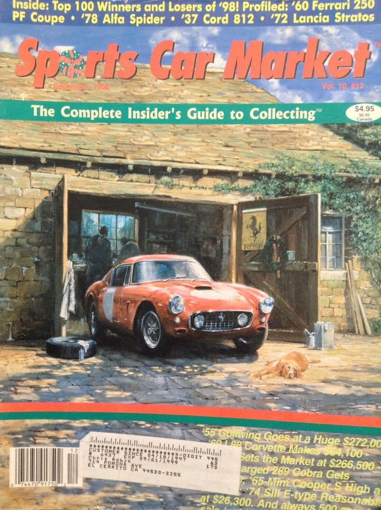 Sport Car Market Magazine ;55 Gullwing & '60 Ferrari December 1998 020818nonrh
