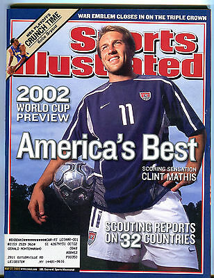 Sports Illustrated Magazine May 27 2002 Clint Mathis World Cup EX 031516jhe