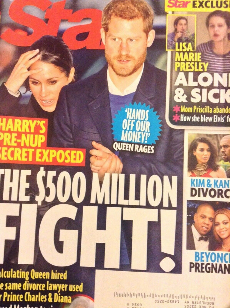 Star Magazine Prince Harry & Lisa Presley June 25, 2018 070718nonrh