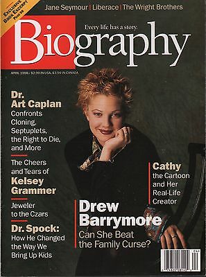 Biography April 1998 Drew Barrymore, Dr. Art Caplan EX 112415DBE