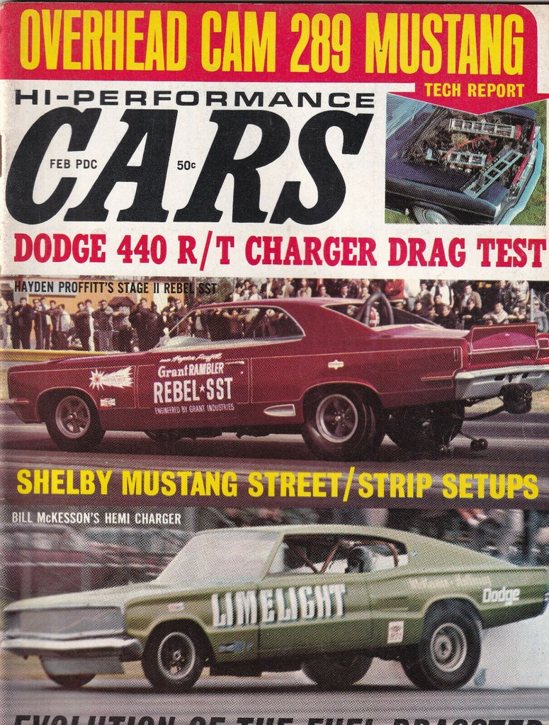 Hi-Performance Cars Mag Dodge 440 R/T Charger February 1968 102119nonr