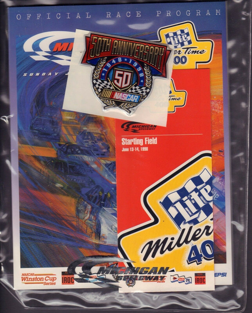 NASCAR Michigan 400 1998 Racing Program Starting Field 400090517nonjhe