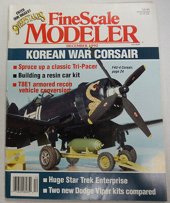 FineScale Modeler Magazine Korean War Corsair December 1992 042515R