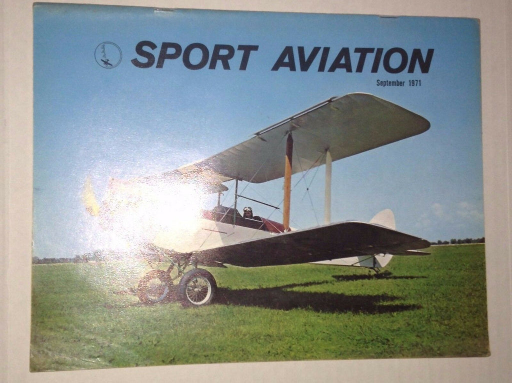 Sport Aviation Magazine Parkside's Eagle Soars September 1971 010417RH