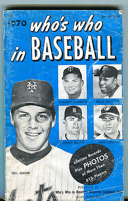 1970 Who's Who In Baseball Tom Seaver jhc