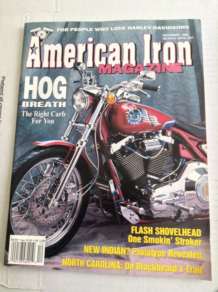American Iron Magazine The Right Carb For You December 1993 032317NONRH