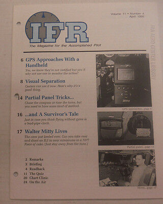 IFR Pilot Magazine GPS Approaches With A Handheld April 1995 FAL 061815R