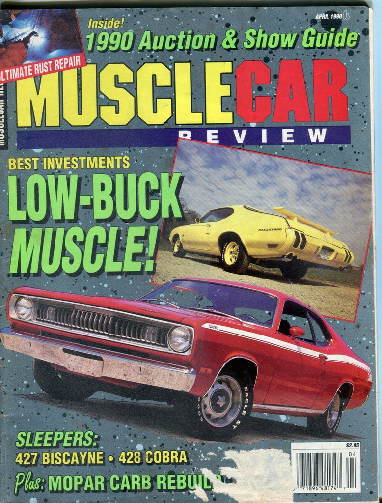 Musclecar Review Magazine April 1990 EX No ML 050417nonjhe