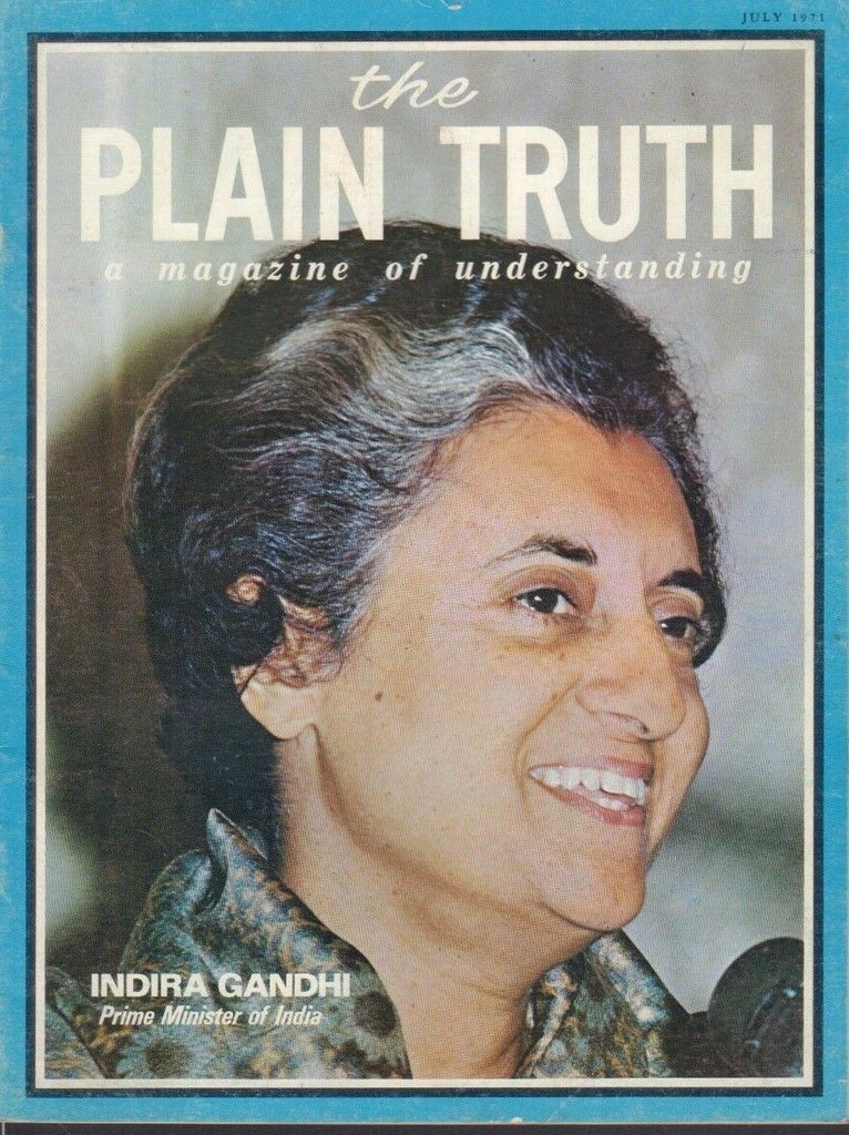 The Plain Truth July 1971 Indira Gandhi 011719DBE