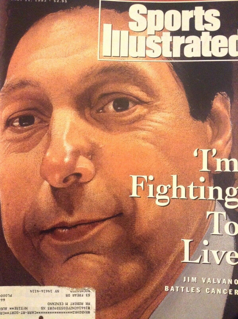 Sports Illustrated Magazine Jim Valvano & Cancer January 11, 1993 071718nonrh