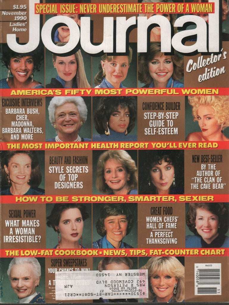 Ladies Home Journal November 1990 Oprah Jackie Kennedy Madonna 100419AME3