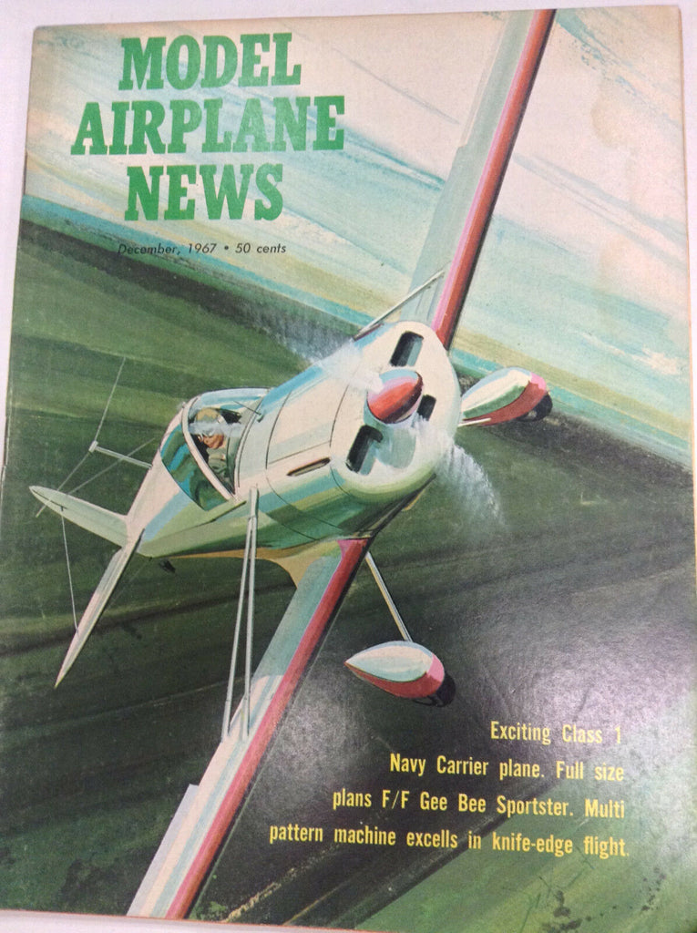 Model Airplane News Magazine Navy Carrier Plane December 1967 041017nonr