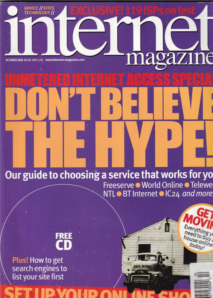 Internet Magazine Unmetered Internet Access Special October 2000 100919nonr