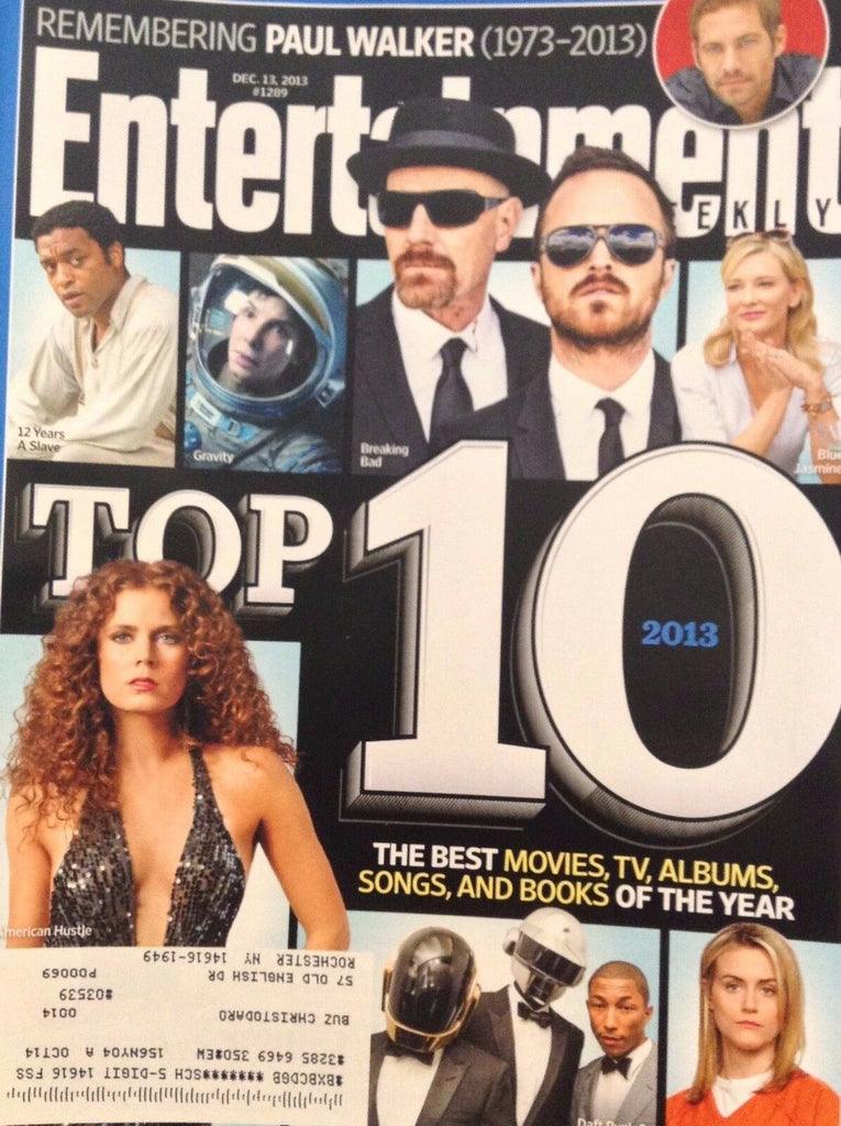 Entertainment Weekly Magazine Breaking Bad December 13, 2013 121317nonrh