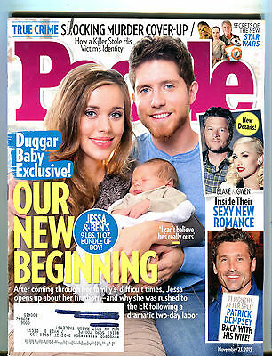 People Magazine November 23 2015 Duggar Baby Exclusive VG 062916jhe