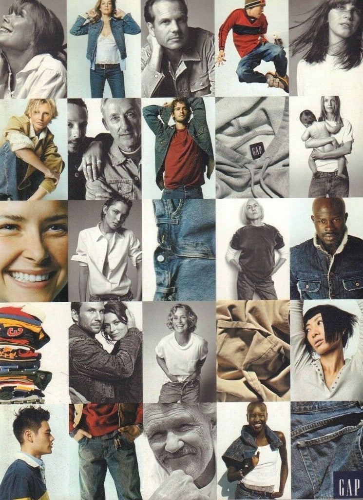 Gap 2002 Celebrity Portraits Willie Nelson Whoopi Goldberg Catalog 020419DBF