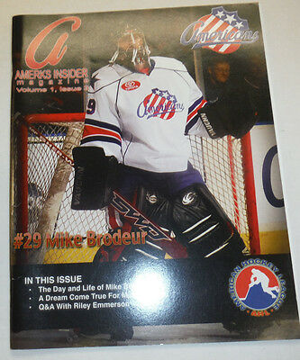 Americans Rochester Hockey Magazine Mike Brodeur 2008 100214R1